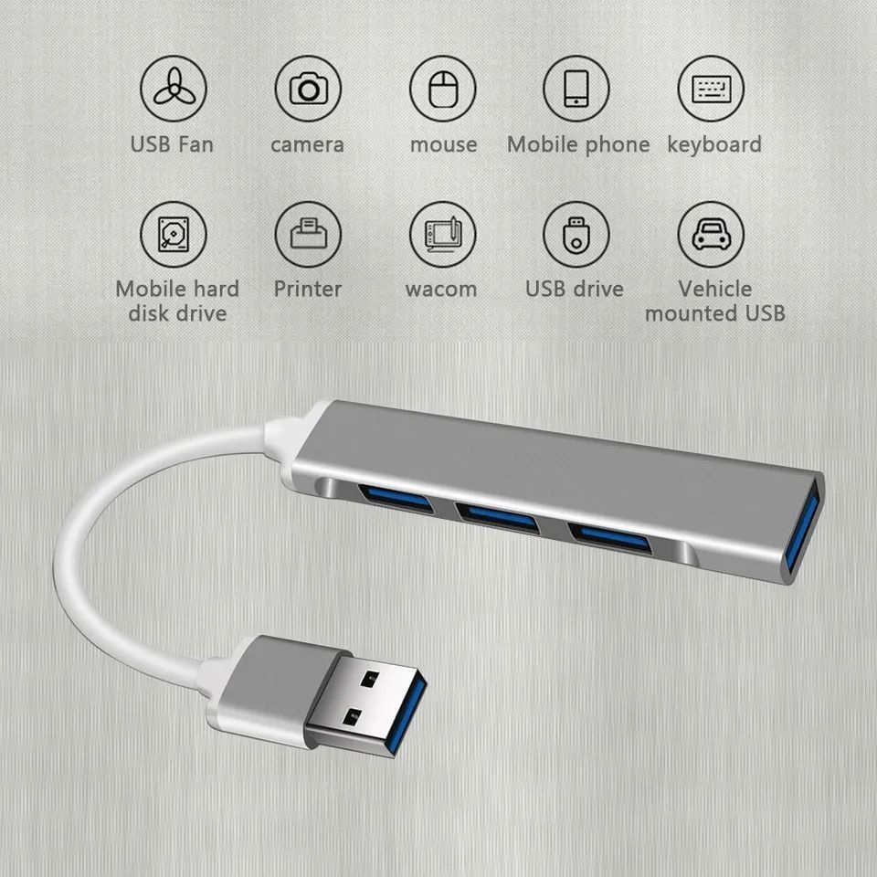 USB и Type-C 3.0 хаб, док станция, концентратор на 4-и порта USB