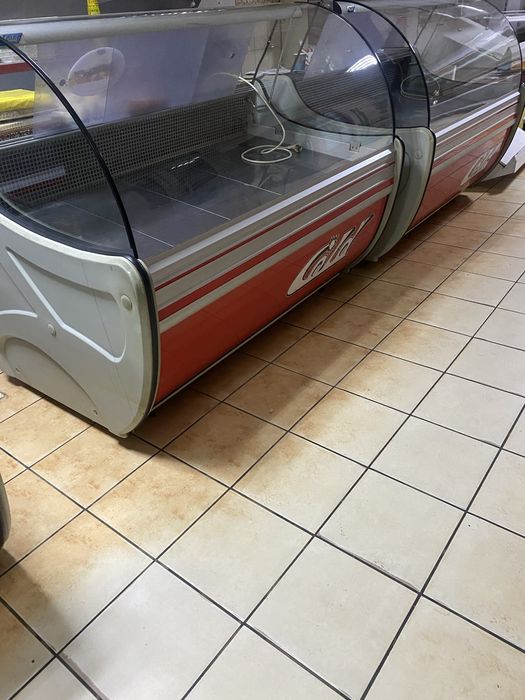 Холодильна вітрина-прилавок ,камʼяна стільниця 1.6 м  Gold (Польща)