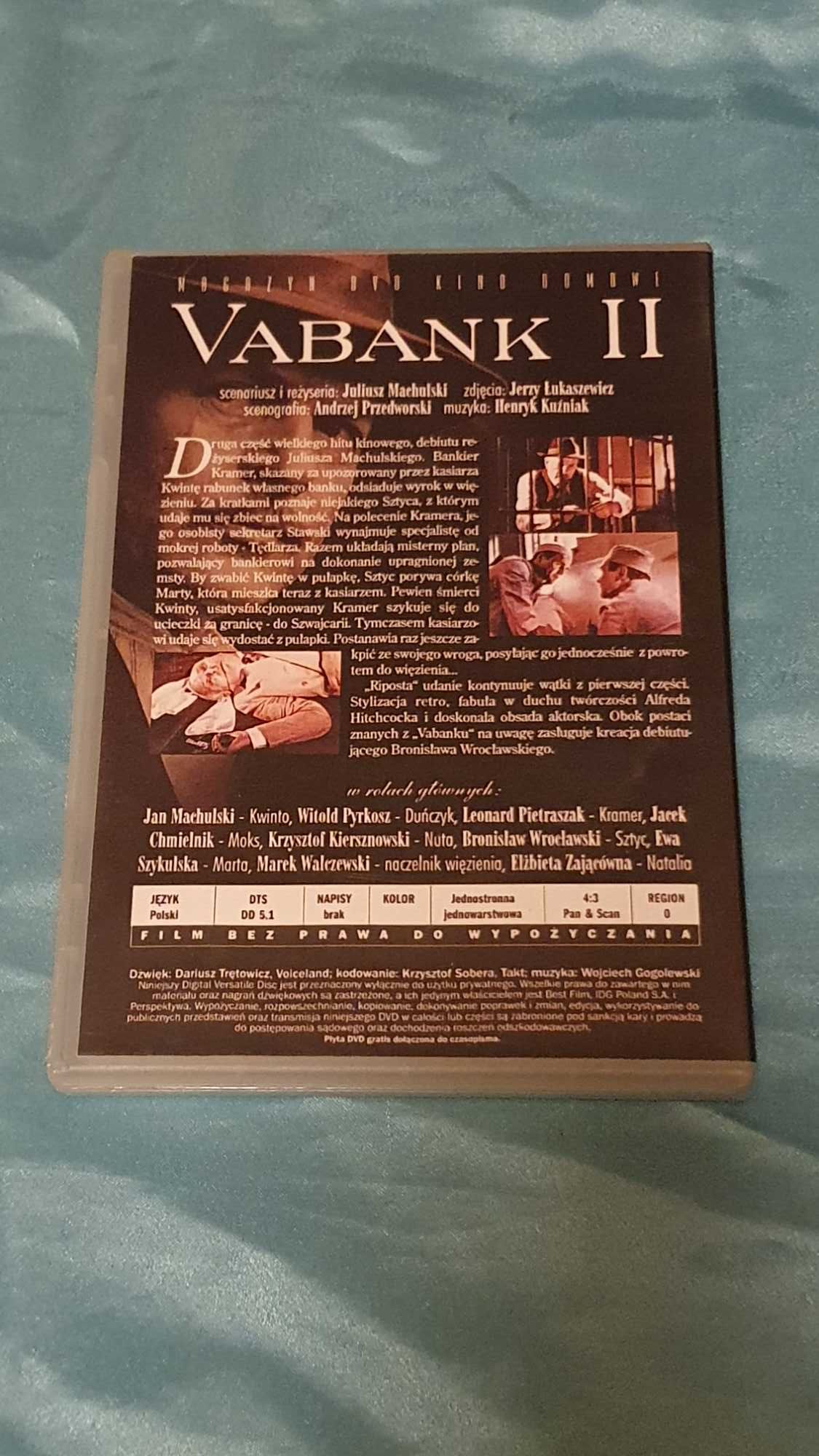 Vabank 2 czyli riposta  DVD