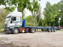 Продам комплект: полуприцеп низкорамная платформа (трал) + тягач Iveco