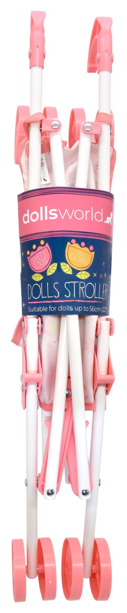 Dolls World Wózek Dla Lalek 56 Cm