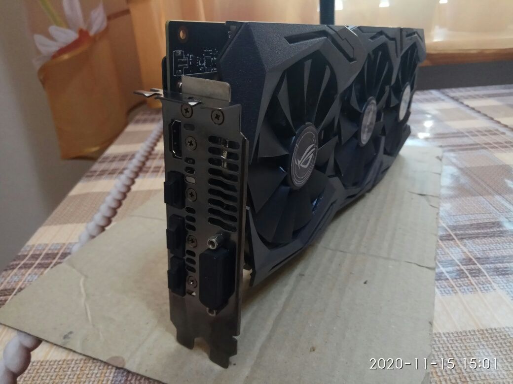 Видеокарта Asus ROG GeForce GTX 1060 STRIX OC 6144MB