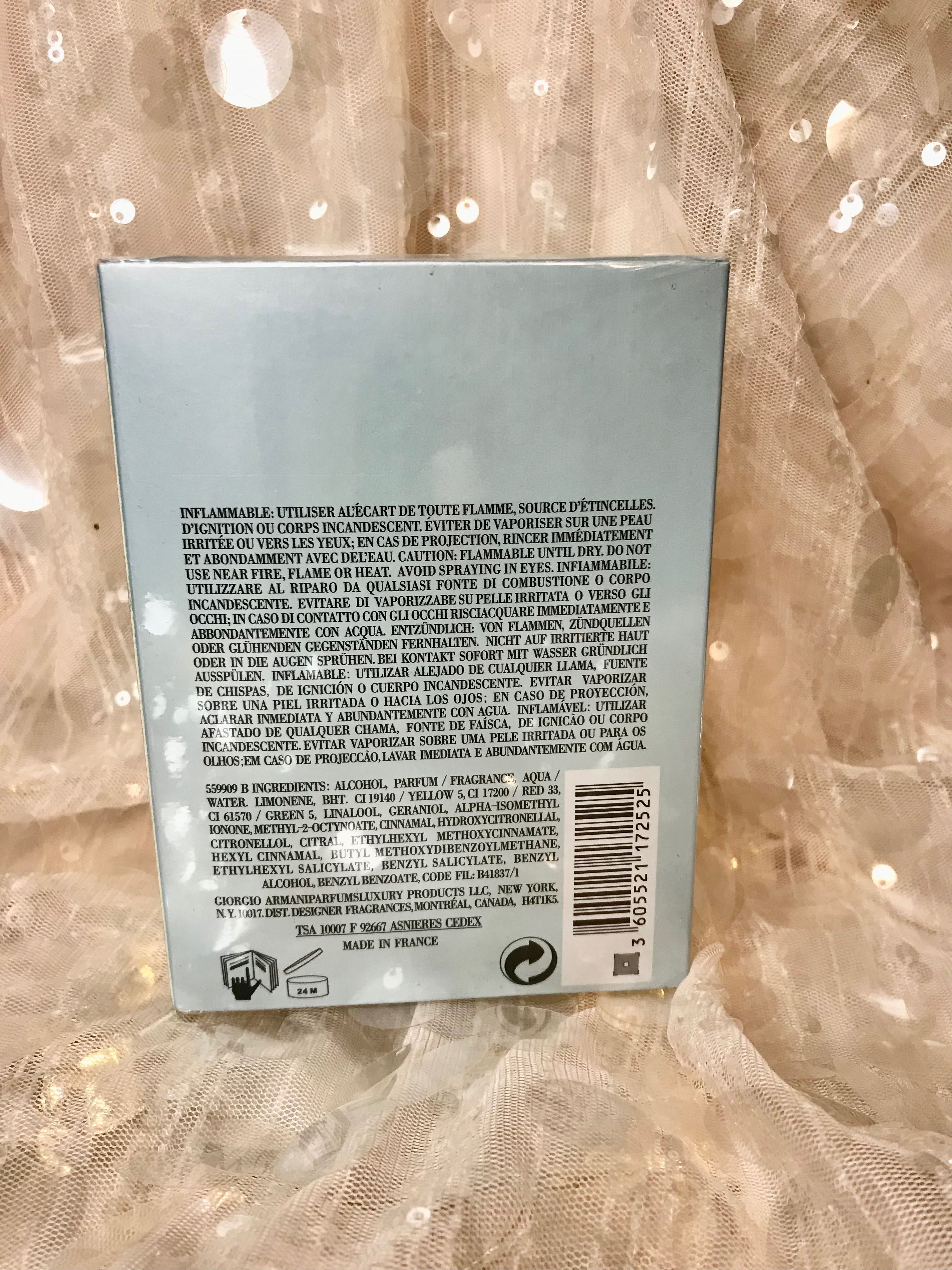 Acqua do Gioia Giorgio Armani EAU de parfum