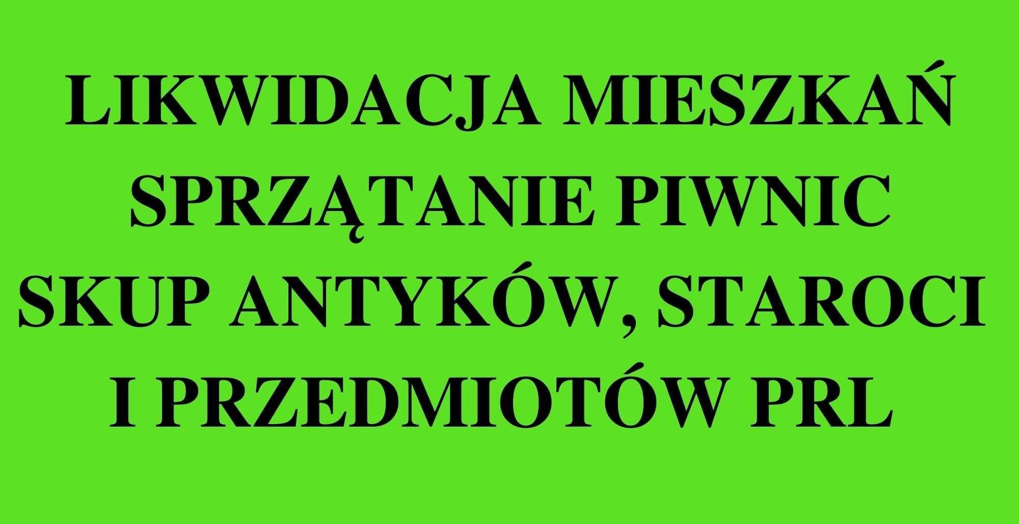 Skup staroci przedmiotów PRL likwidacja mieszkań militaria monety