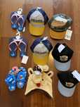 Chapeus fatos de banho bebe