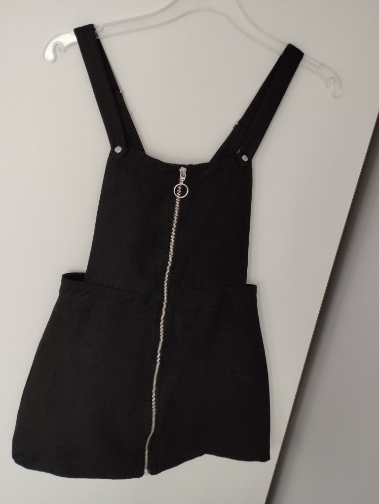 Spódnica z szelkami S H&M, wymiary na zdjęciu