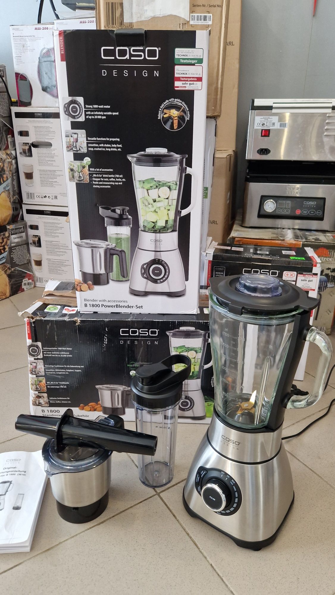 Потужний блендер 3 в 1 Caso B1800 PowerBlender Set