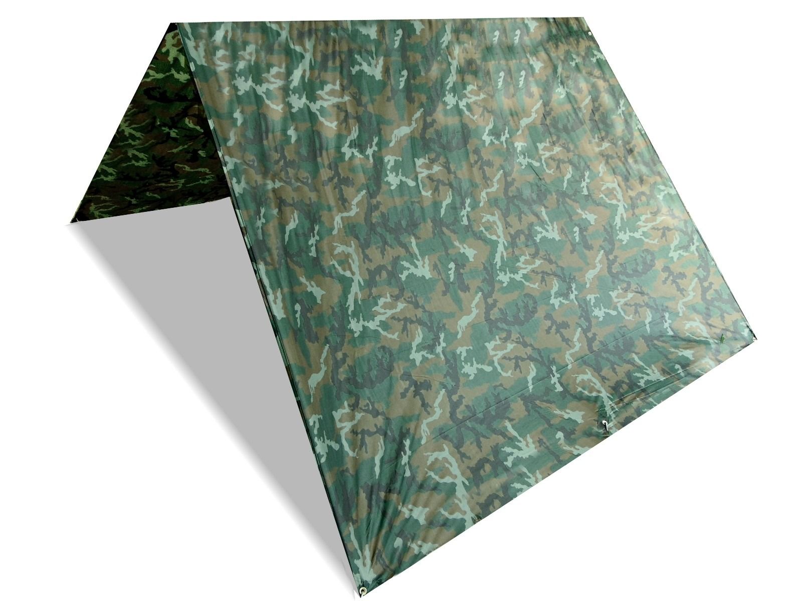 tarp plandeka biwakowa 200 x 300 cm woodland