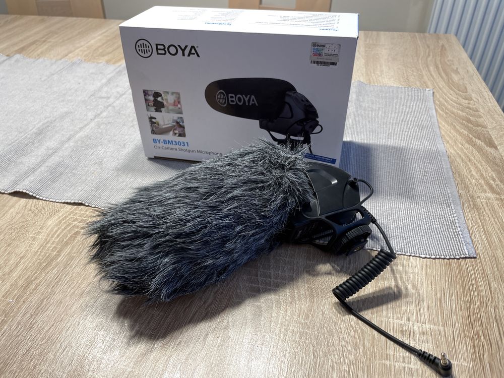 Nowy Mikrofon boya (mikrofon pojemnościowy aparatu, kamery, telefonu)