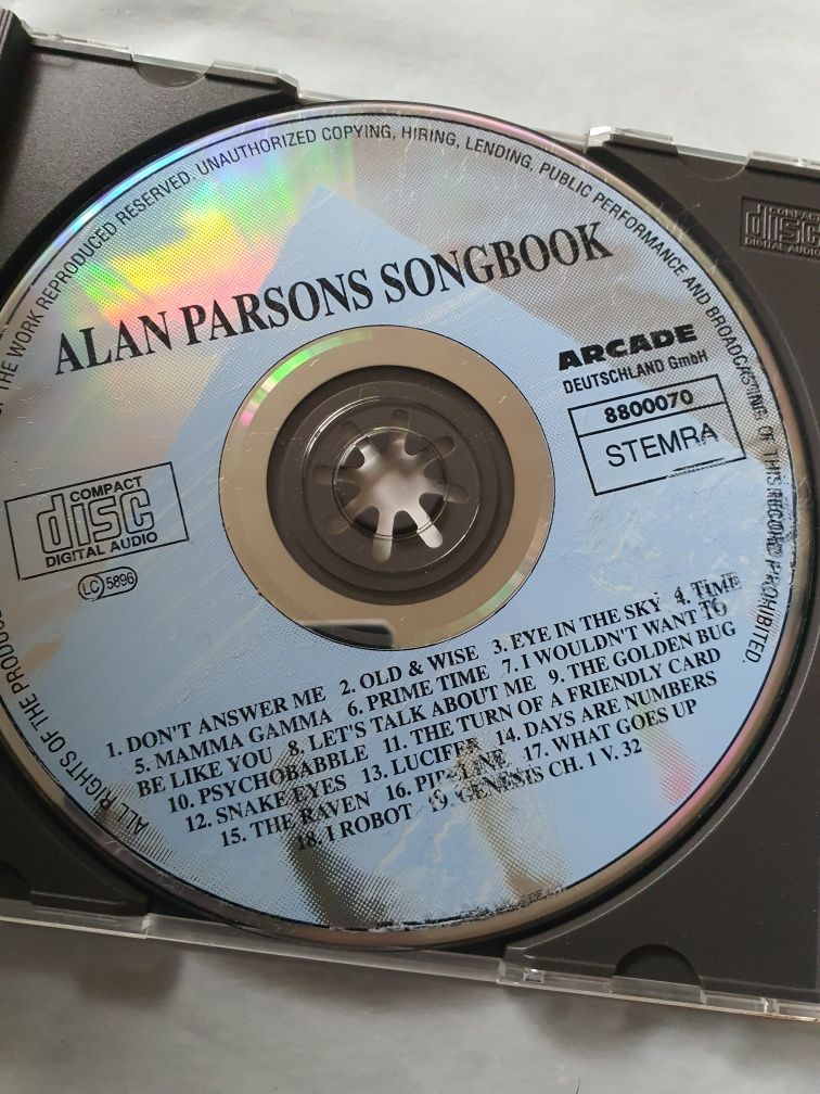 Alan Parsons Songbook cd