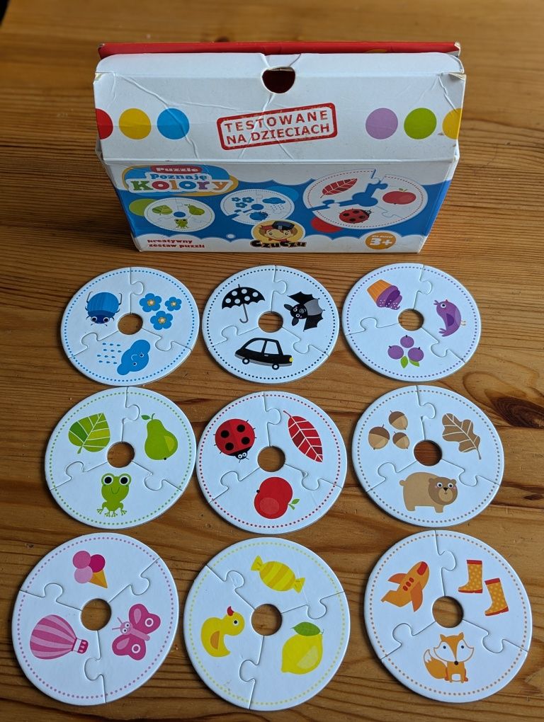 CZUCZU Puzzle - Poznaję Kolory