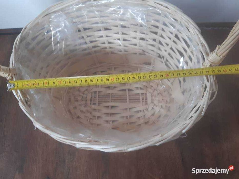 Kosz wiklinowy z rączką Kosz prezentowy Koszt ekspozycyjny