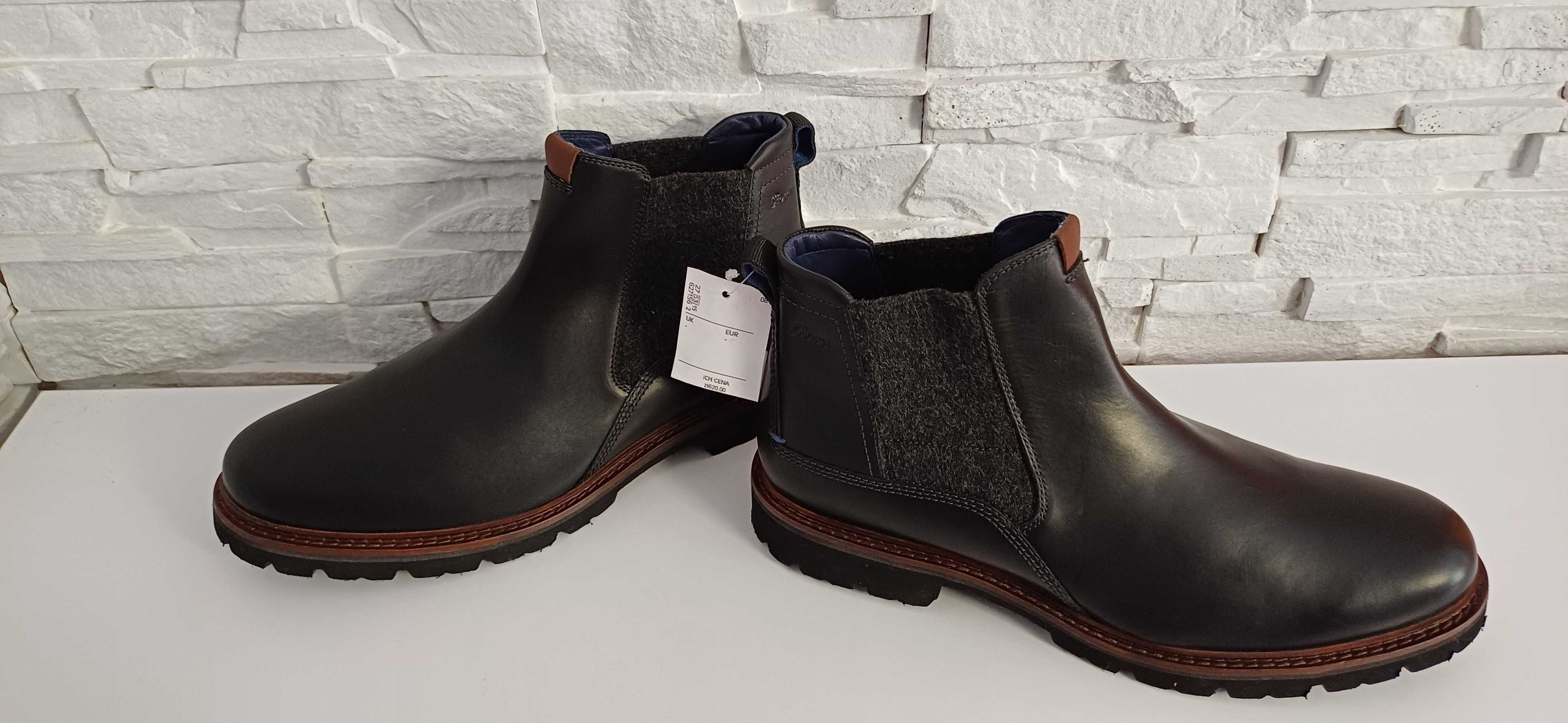 Nowe sztyblety SIOUX roz.46 (12H) wkł.30,8 cm.