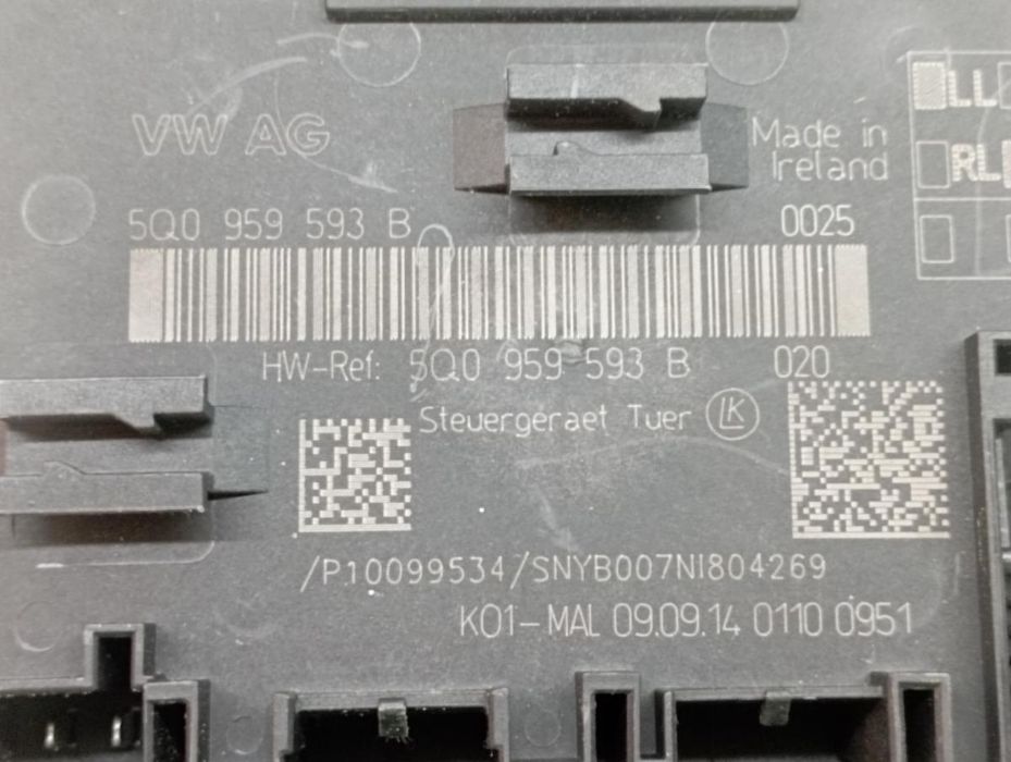 Módulo porta frente esquerdo VOLKSWAGEN Golf VII (5G1, BQ1, BE1, BE2)