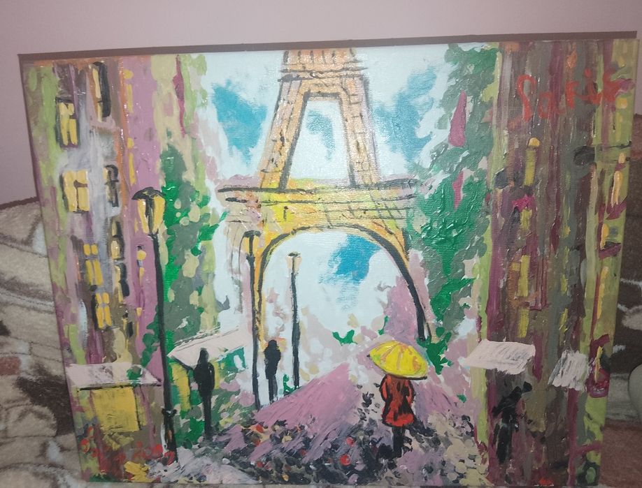 Акрил на подарунок картина Париж
