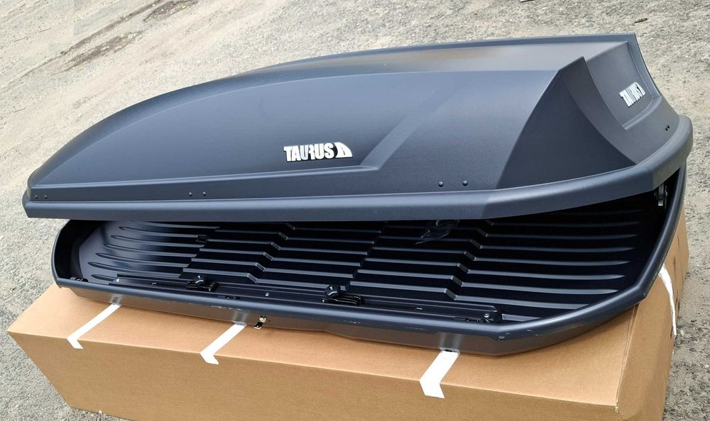 Box bagażnik dachowy Taurus Adventure 630 Nowy nieużywany Czarny Mat