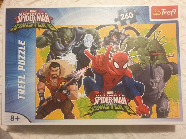 Marvel Spiderman puzzle trefl 260 elementów