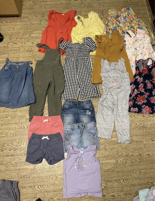 Пакет летней одежды next, carters, hm