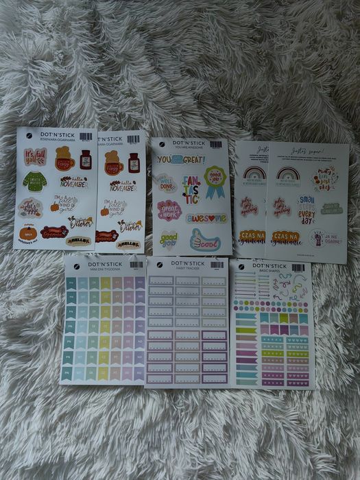 Naklejki do bullet journal