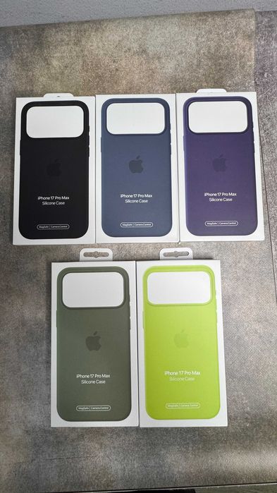 Чохол Silicone Case MagSafe з кнопкою + Animation iPhone 17 17 Pro Max