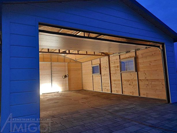 Garaż drewniany, altana, wiata, drewnopodobne, bramy garażowe