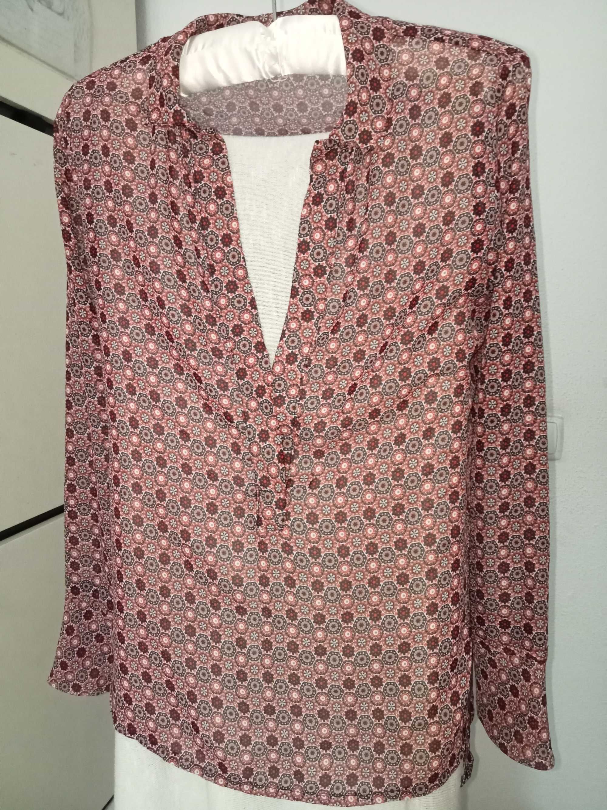 Camisa NOVA padrão hexagonal
