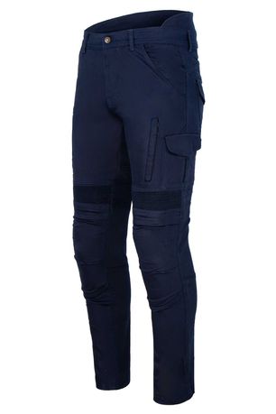 Spodnie motocyklowe navy  SCRAMBLER CARGO KEVLAR GIRO