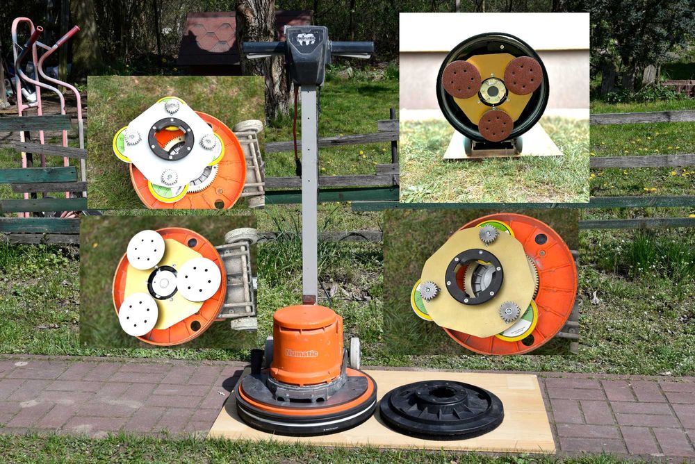 cykliniarka polerka  quatro do numatic,wolf wirbel itp 1000- 1200wat