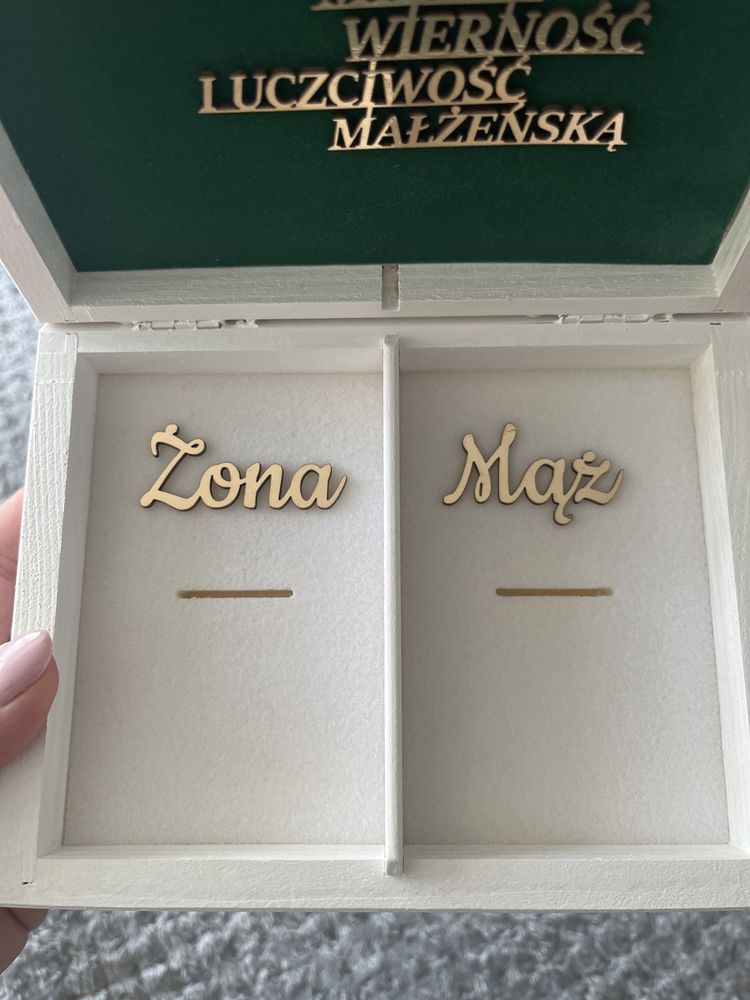 Pudełko na obrączki