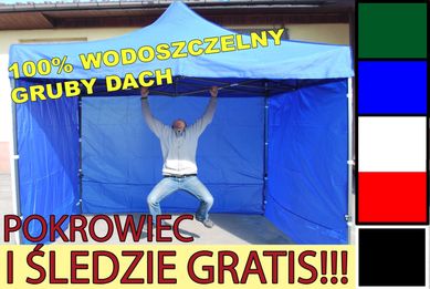 22kg 2x2 4m2 Namiot Handlowy Ogrodowy Pawilon Ekspresowy Targowy Turek