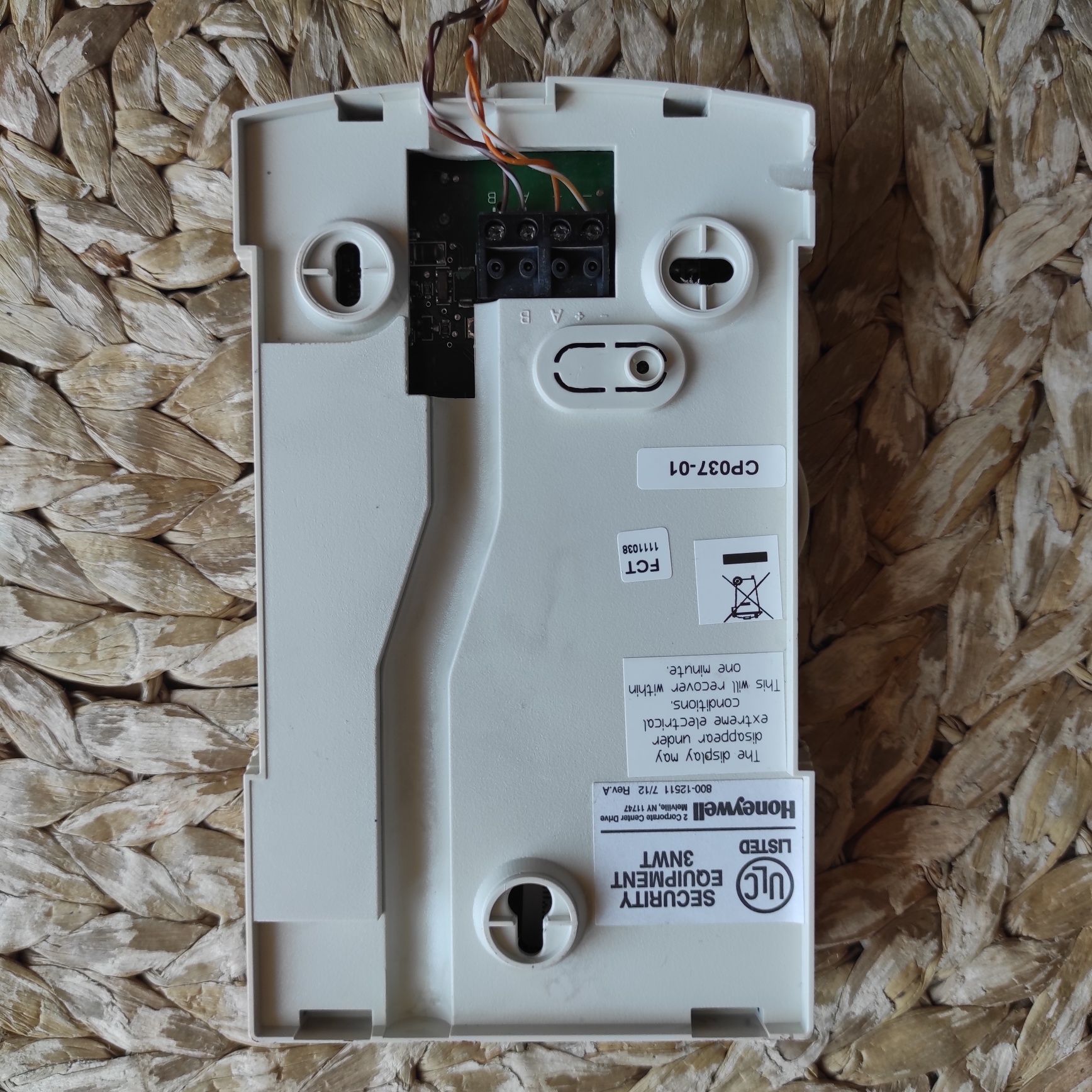 Klawiatura LCD Honeywell MK7 CP037 do centrali alarmowej alarm