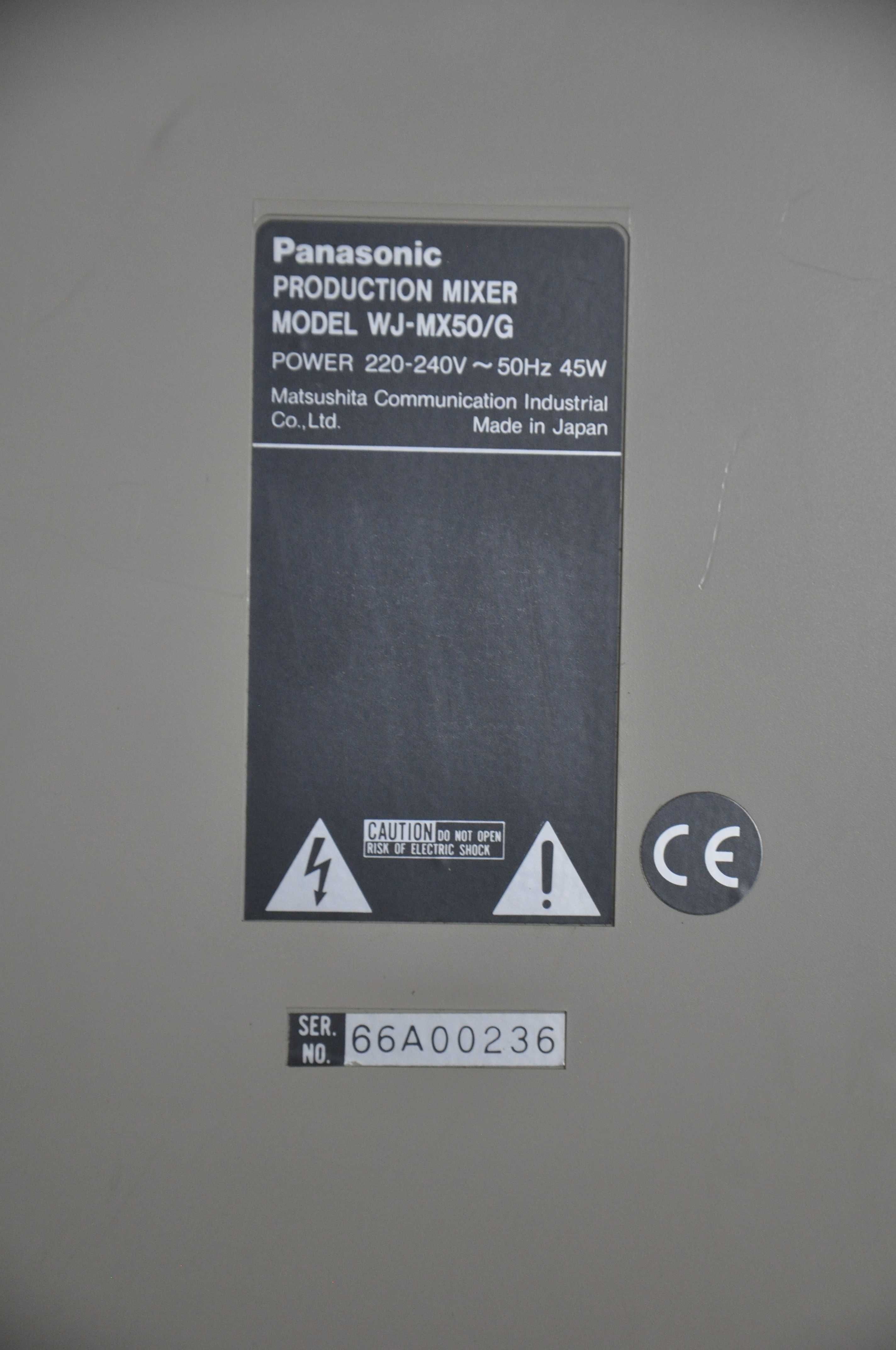 Mesa de Mistura Panasonic WL-MX50/G + Legendador
