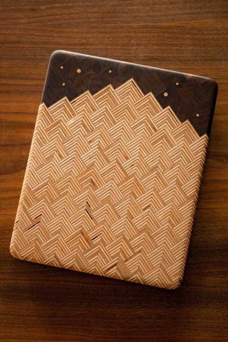 Сервірувальна дошка з фанери з альпійським візерунком