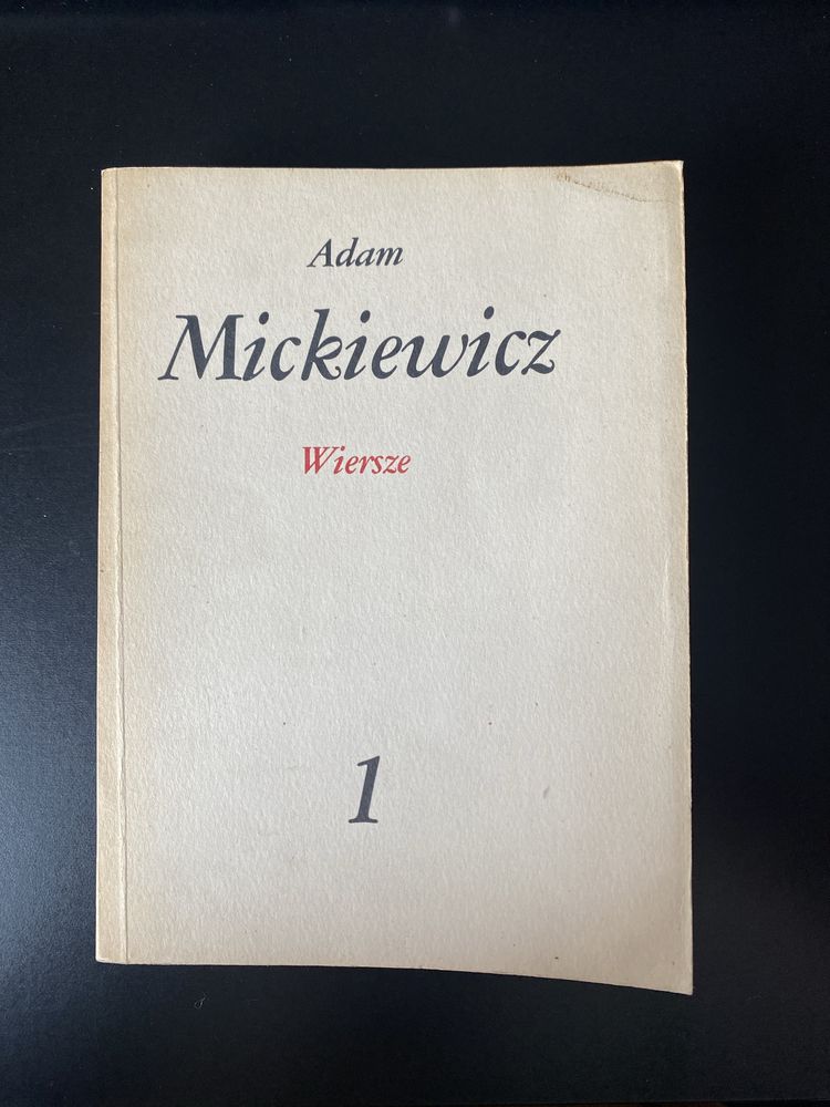 Wiersze / Adam Mickiewicz ; opracował Czesław Zgorzelski.