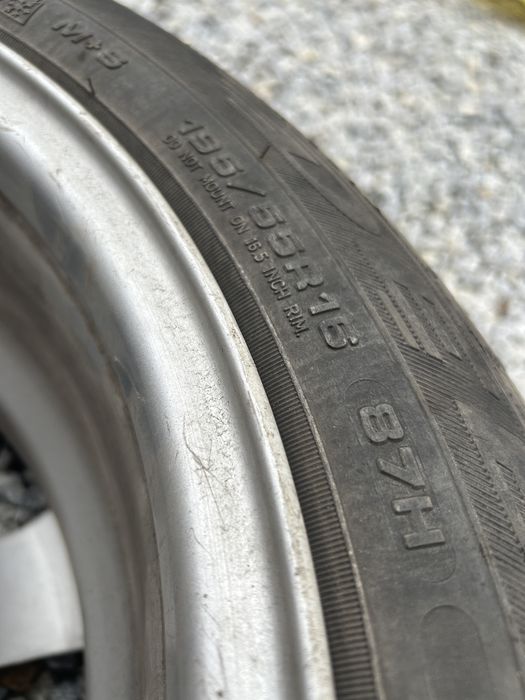 Alufelgi BMW E60 R16 + opony zimowe Dębica 195/55 R16.