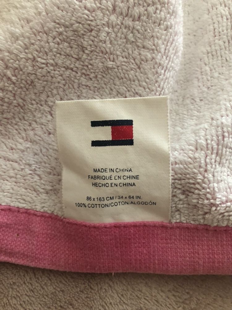 Toalha praia Tommy Hilfiger original, saco praia