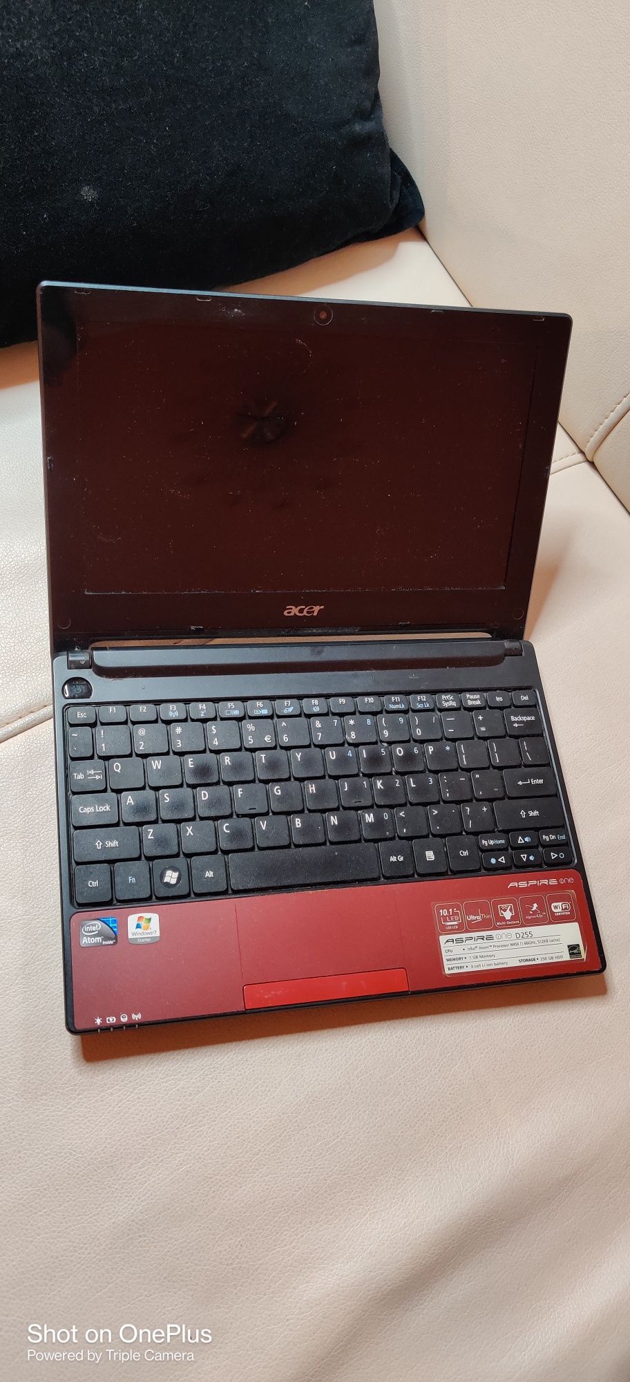 Notebook Acer Aspire One1