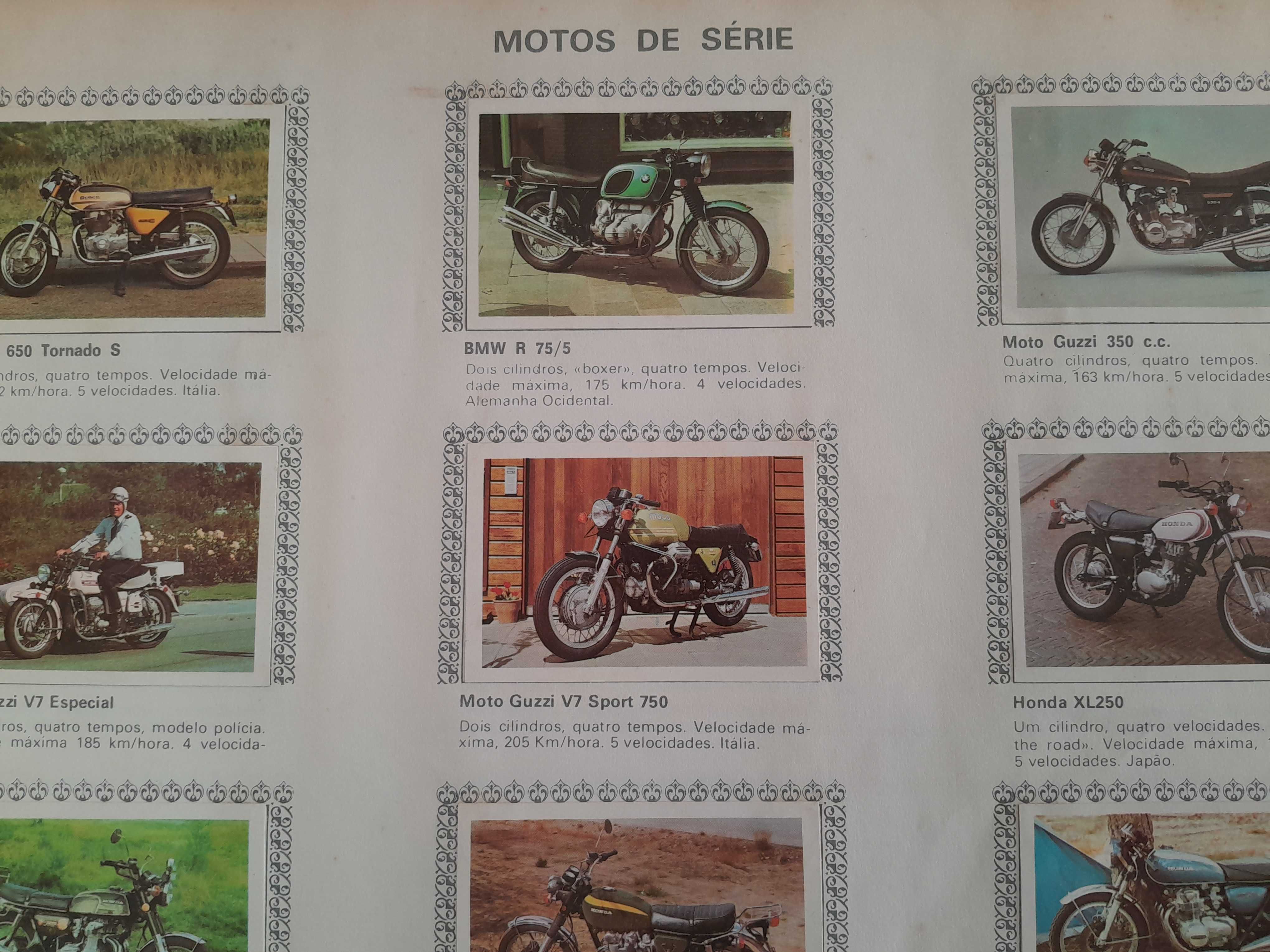 Caderneta Motorismo 1975 completa