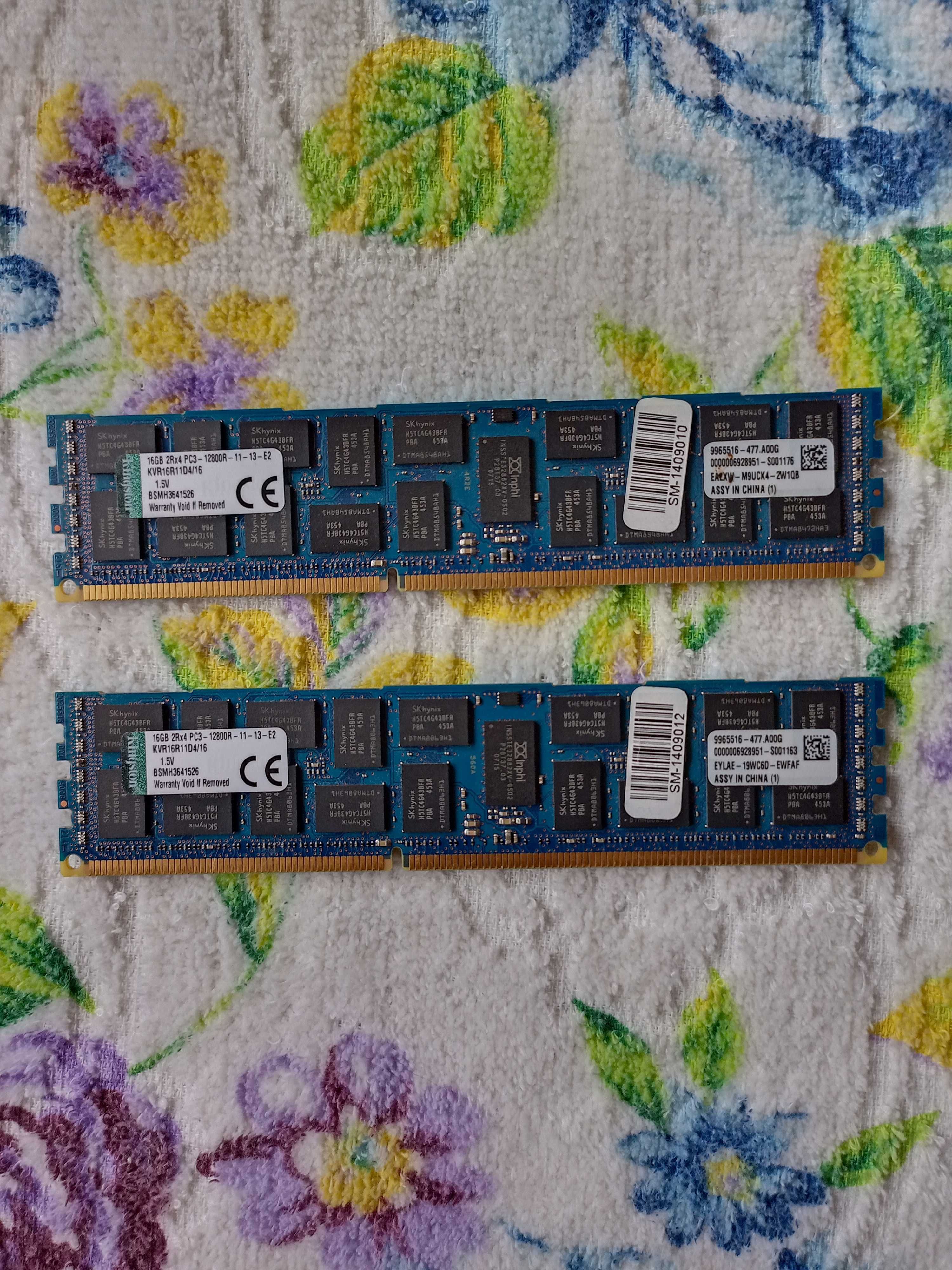 Оперативна серверна пам'ять  Kingston DDR3-1600 16Gb RAM Reg ОЗУ Акція