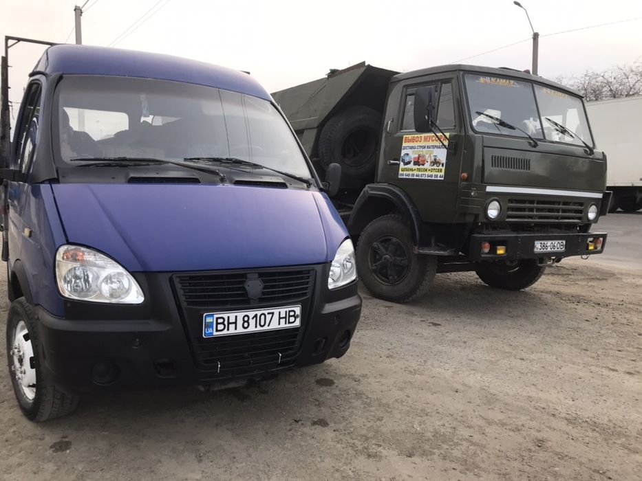 Вывоз строительного мусора. Доставка стройматериалов.