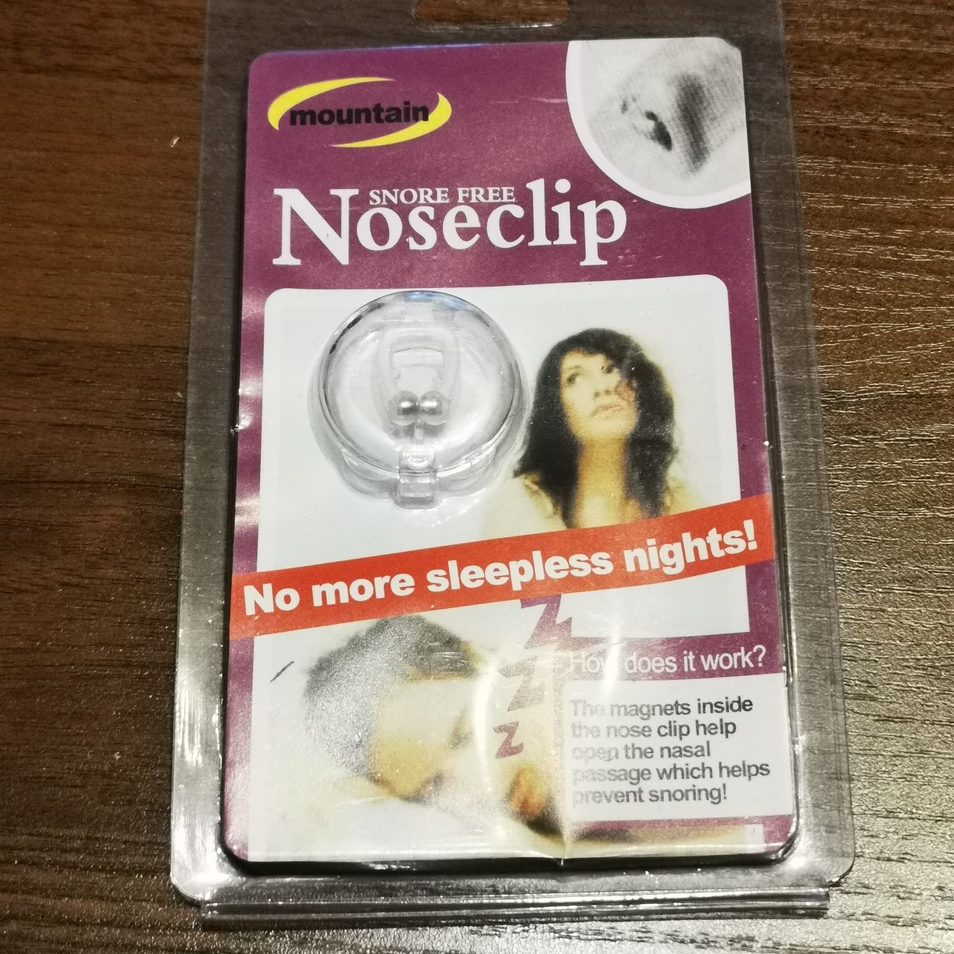 Klips na chrapanie