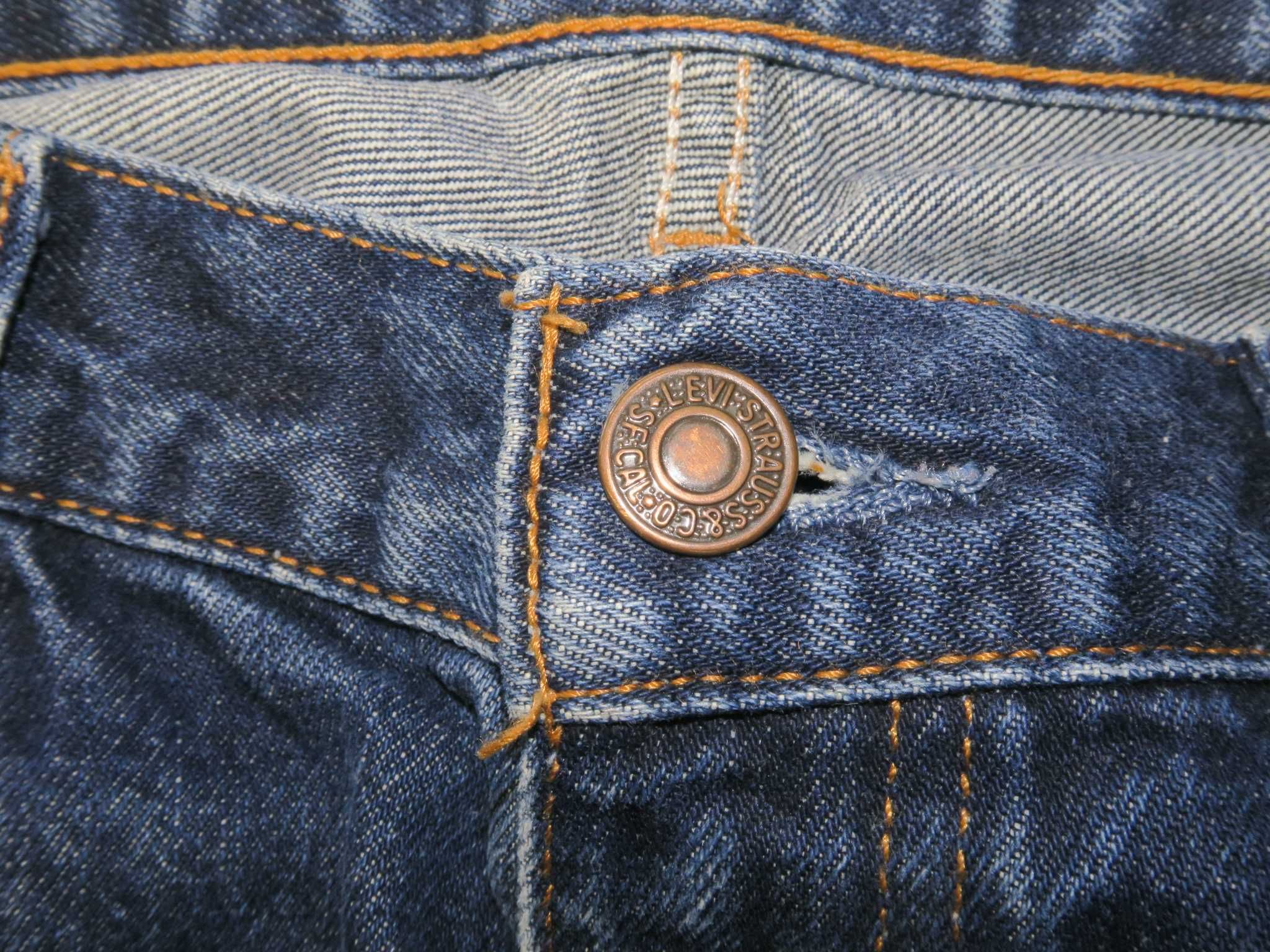 Levi's 751 spodnie jeansy proste jeansowe 38/30