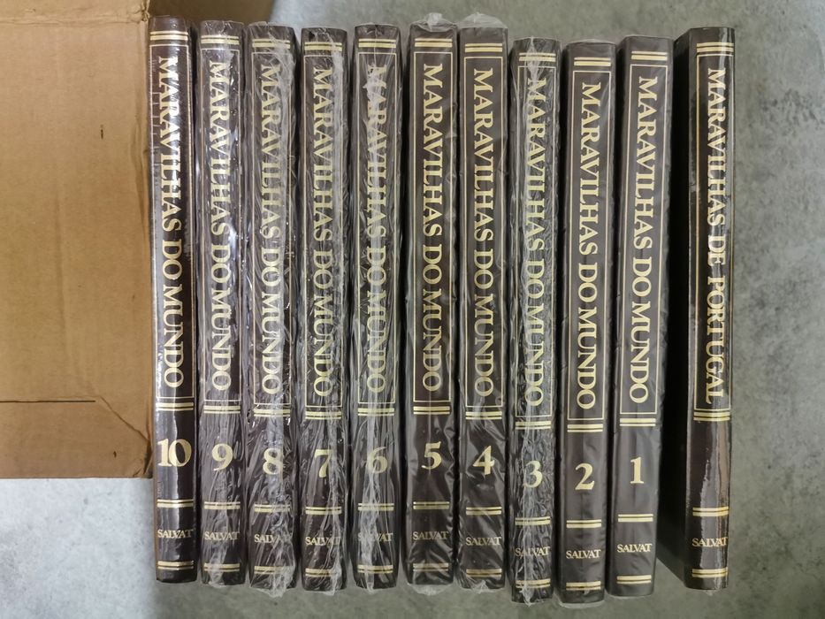 Maravilhas do mundo, 10 volumes + Maravilhas de Portugal