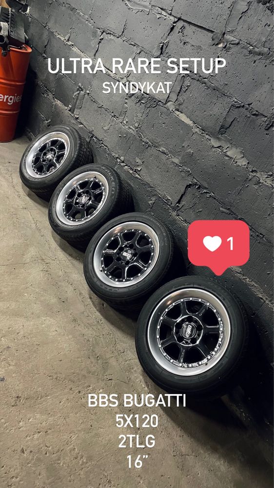 Felgi BBS BUGATTI 5x120 2tlg skręcane RARYTAS