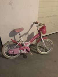 Bicicleta menina com cesto roda 16x1.75