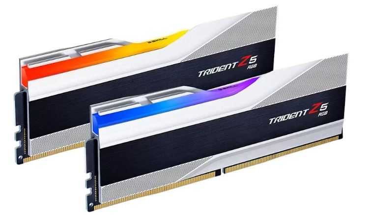 G.Skill Trident Z5 RGB DDR5 6000MHz 32GB (2x16GB) Prata CL36