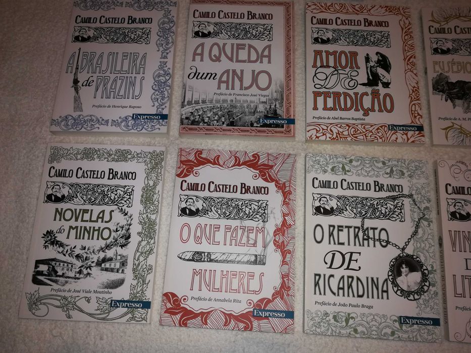obra essencial de camilo castelo branco (coleção de 8 livros) 2016