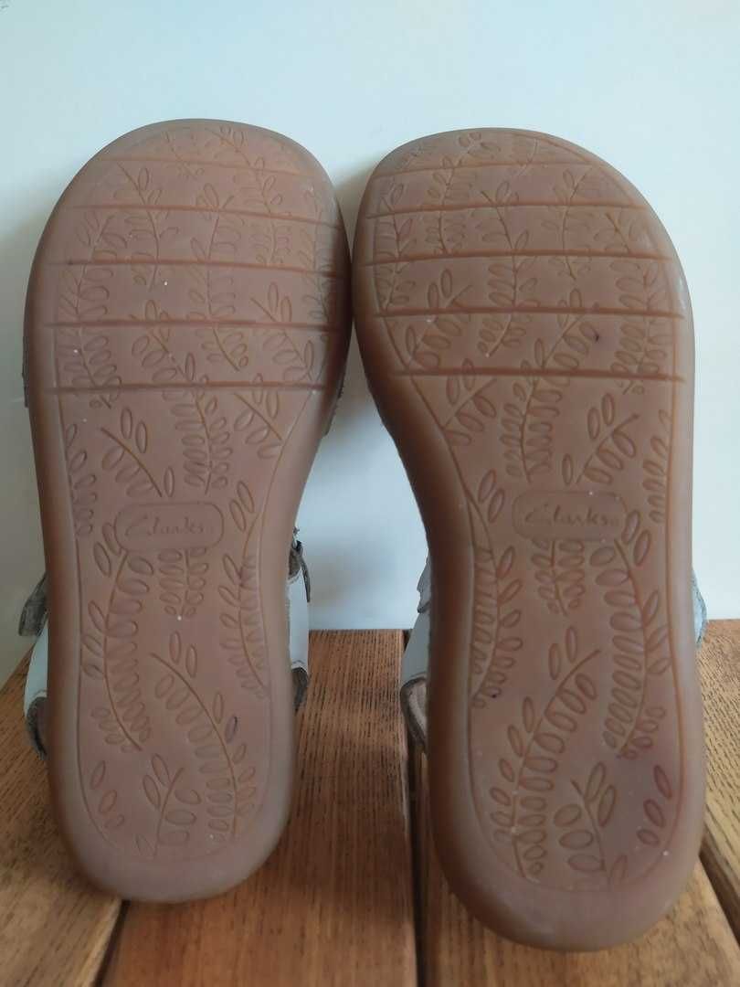 Кожаные сандали босоножки Clarks 21,5см