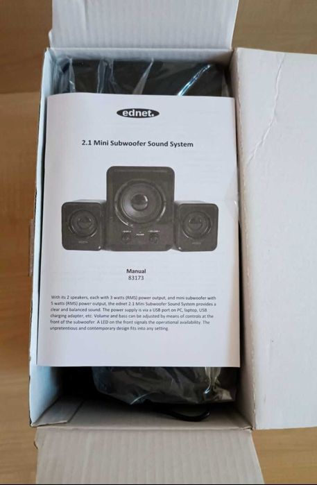 Колонка с сабвуфером Ednet