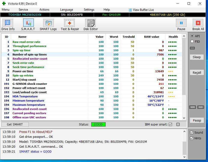 Laptop notebook Toshiba Satellite C660-12U, 3GB Ram, 250GB, Windows 10